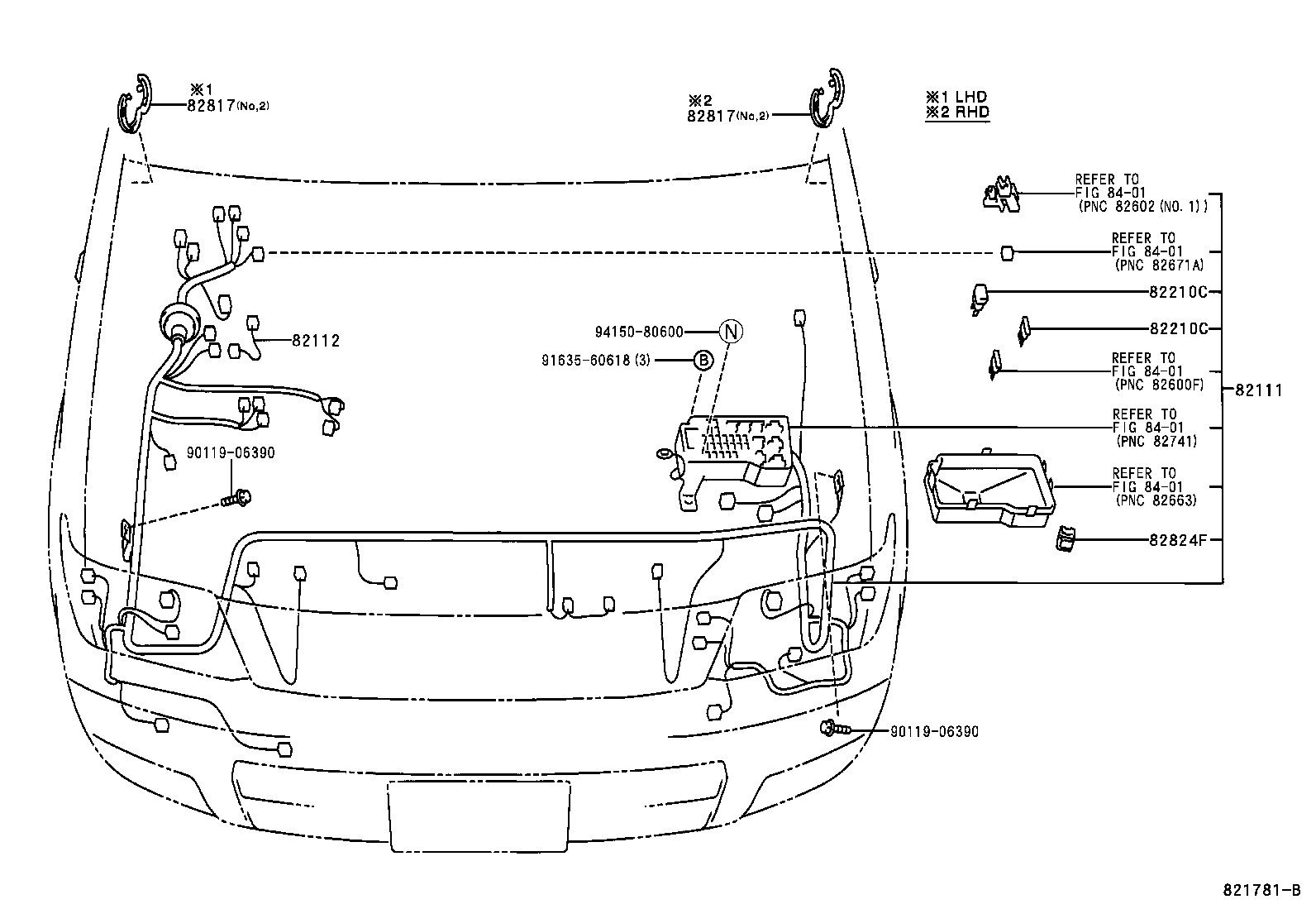  LAND CRUISER 90 |  WIRING CLAMP