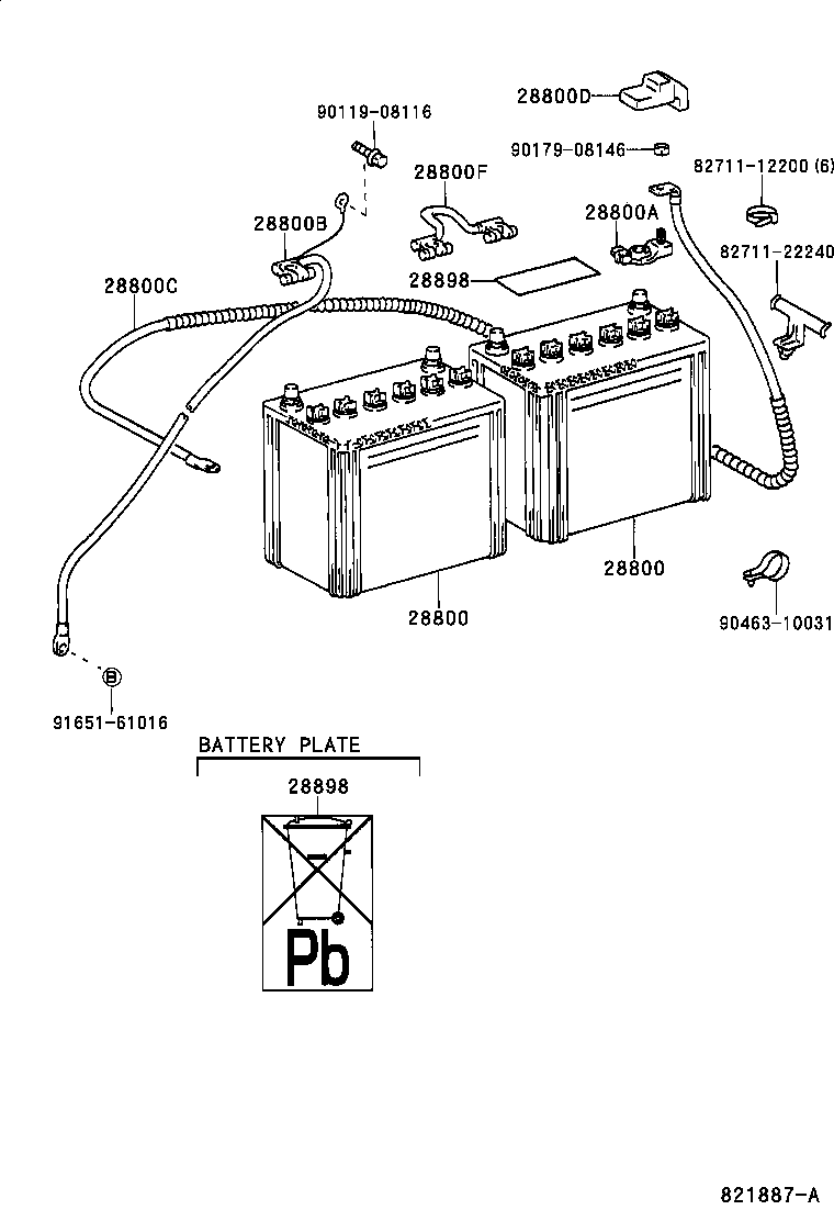  LAND CRUISER 70 |  BATTERY BATTERY CABLE