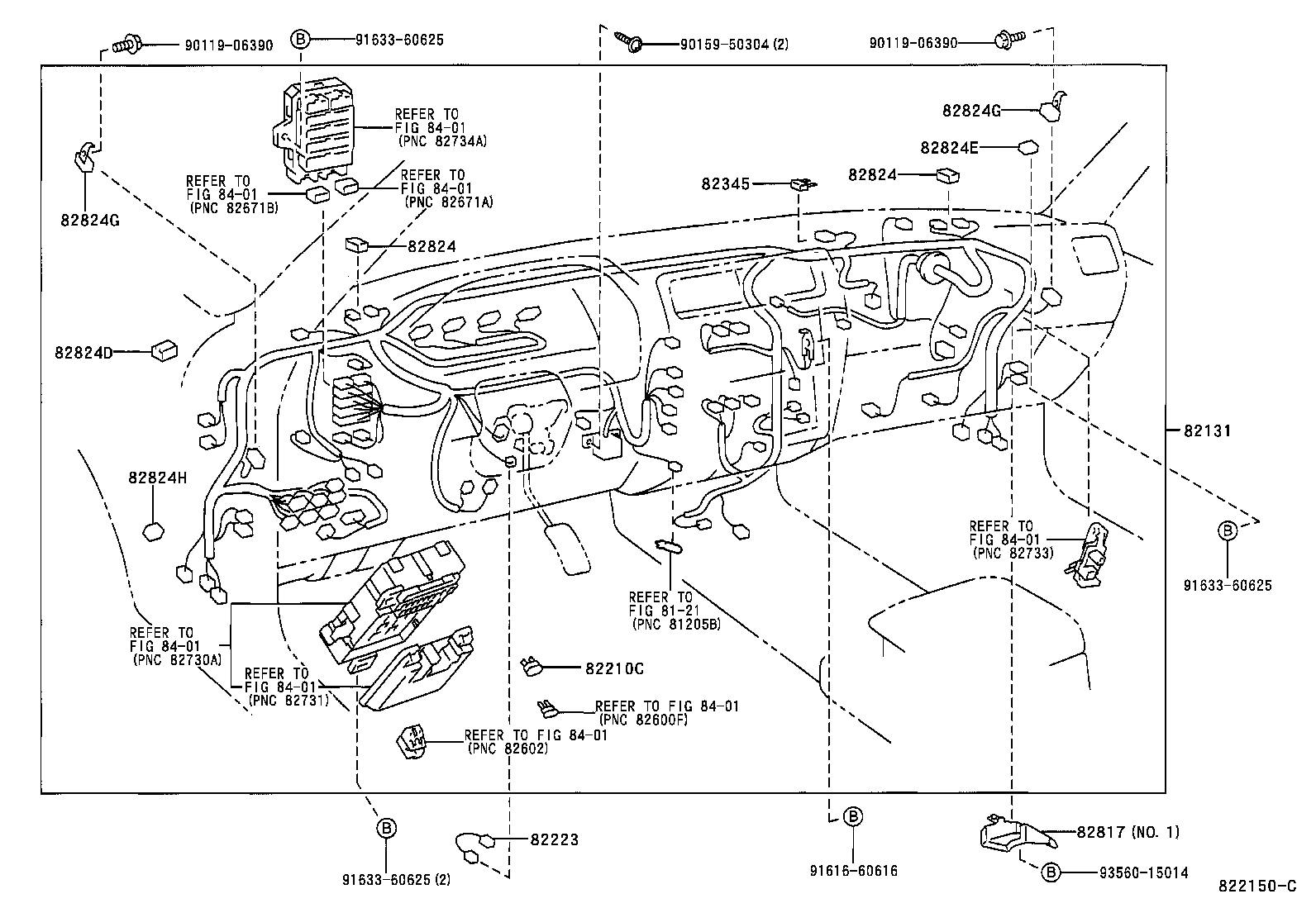  LAND CRUISER 90 |  WIRING CLAMP