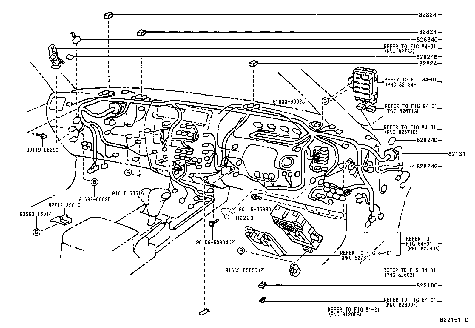 LAND CRUISER 90 |  WIRING CLAMP