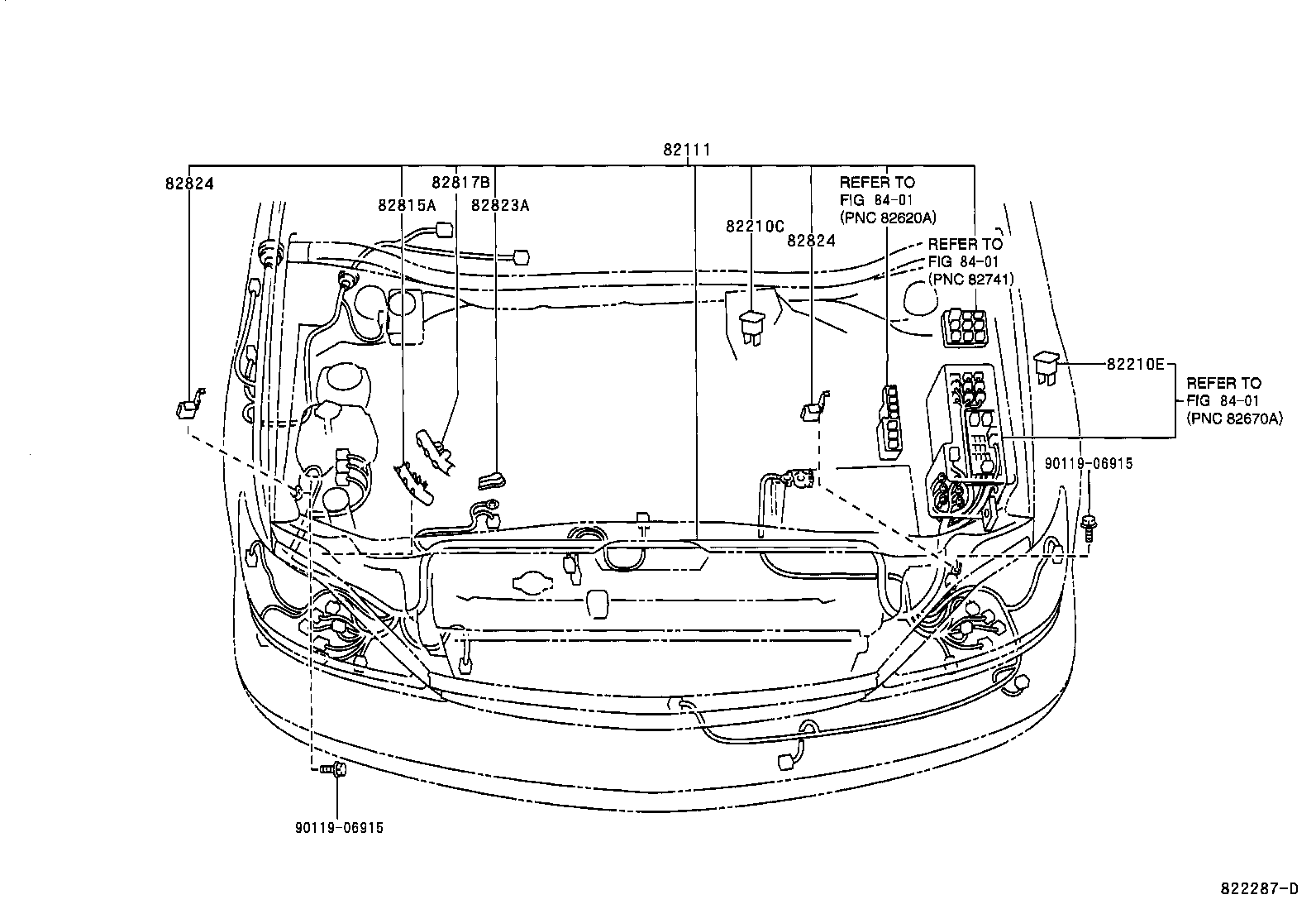  RX300 |  WIRING CLAMP