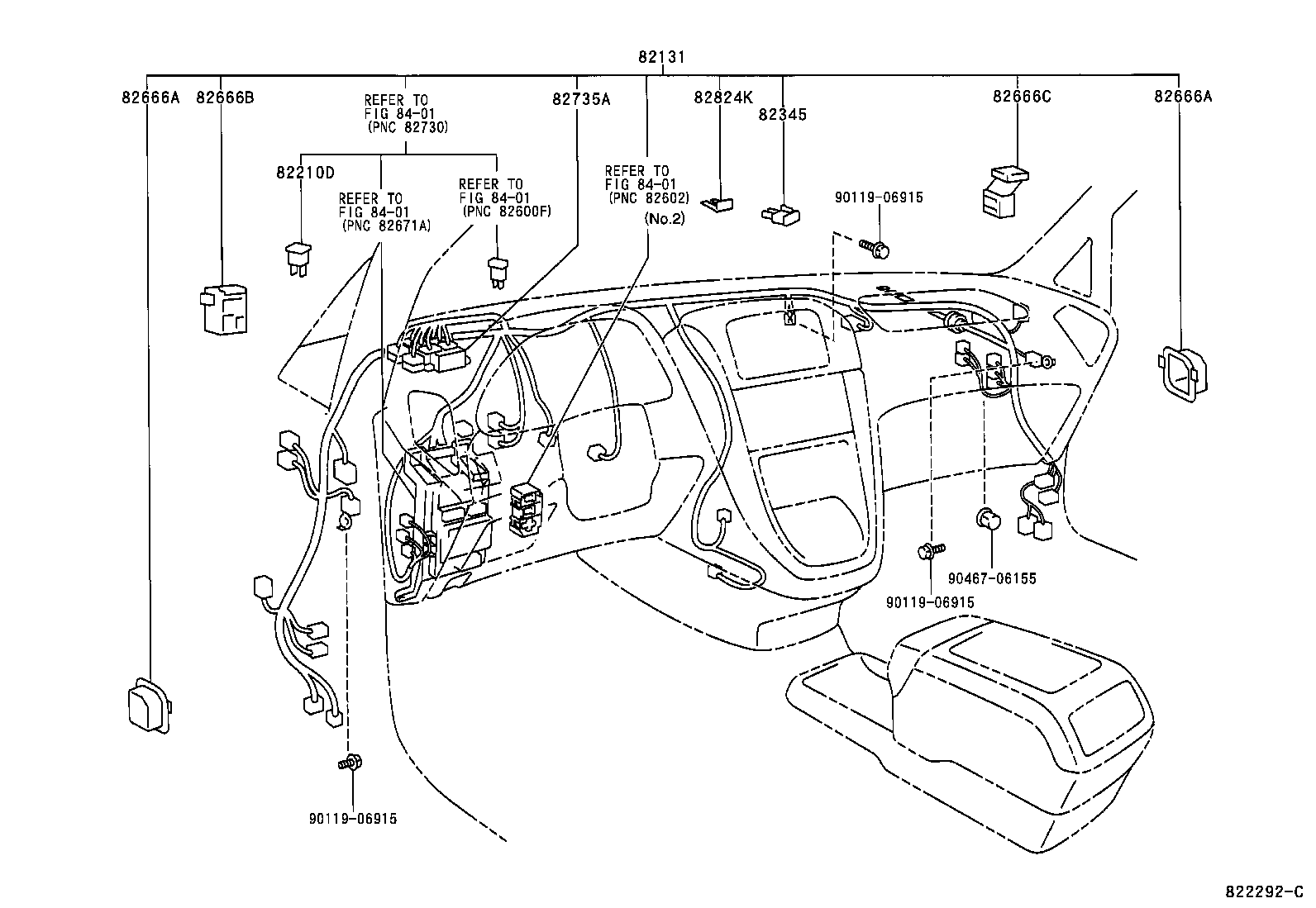  RX300 |  WIRING CLAMP