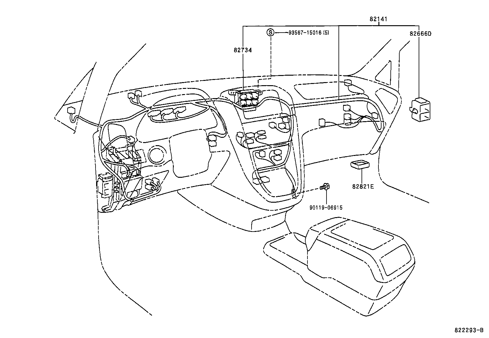  RX300 |  WIRING CLAMP