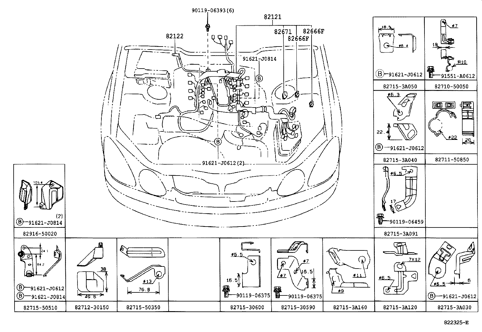  GS300 430 |  WIRING CLAMP