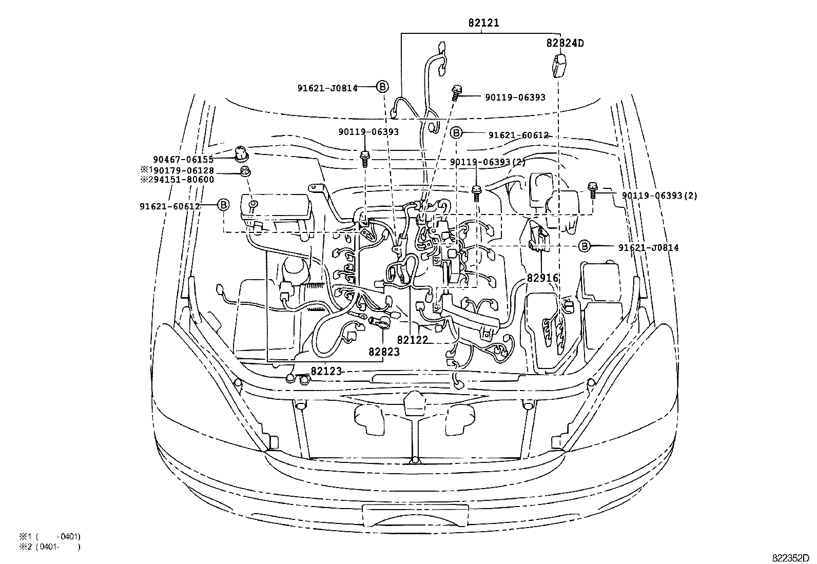  LS430 |  WIRING CLAMP