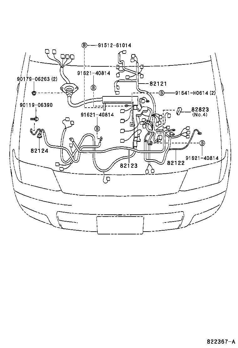  LAND CRUISER 90 |  WIRING CLAMP