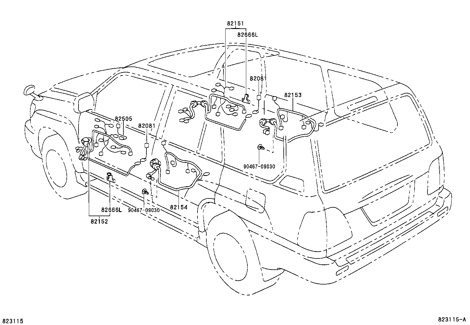  LAND CRUISER 100 |  WIRING CLAMP