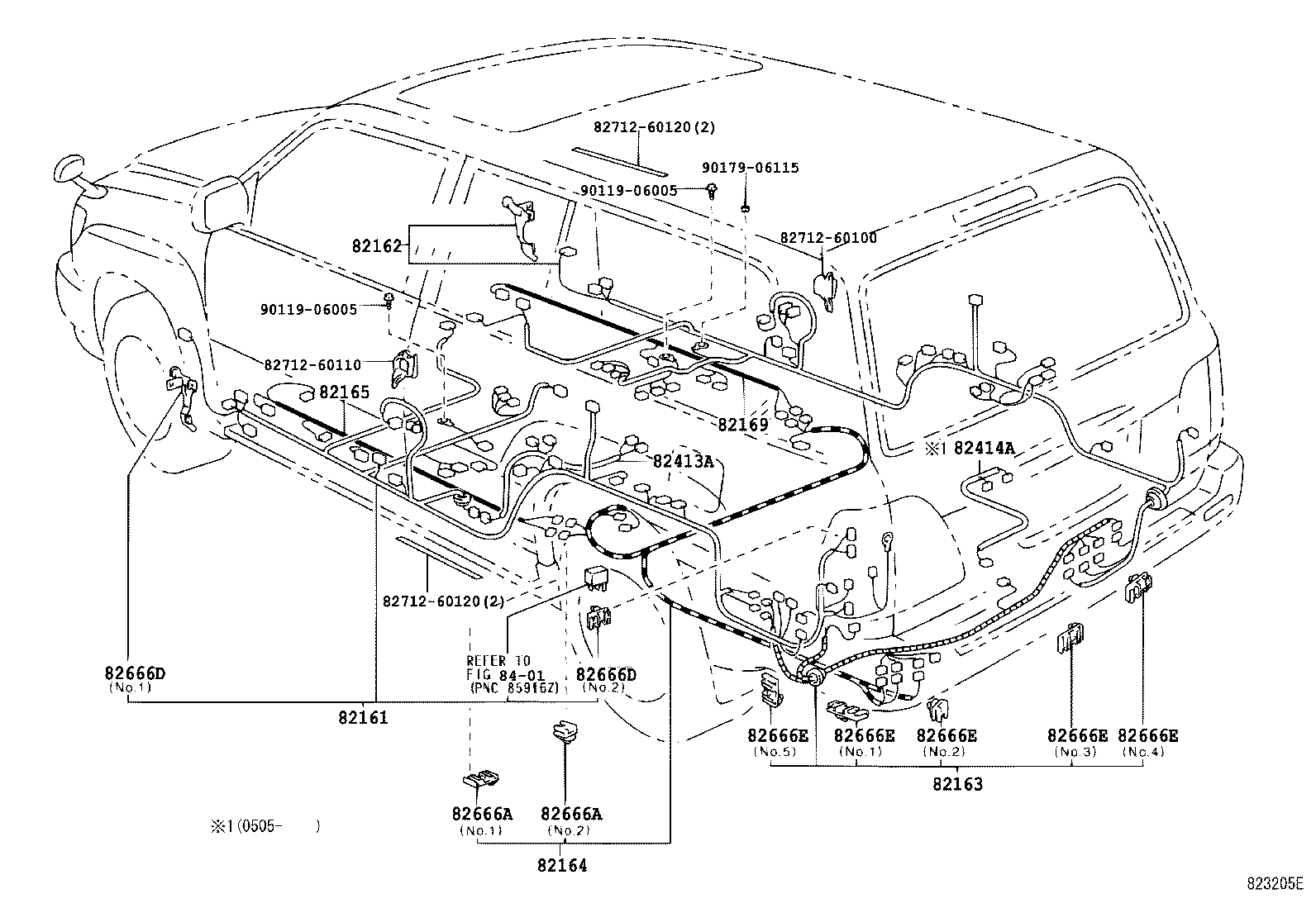  LX470 |  WIRING CLAMP