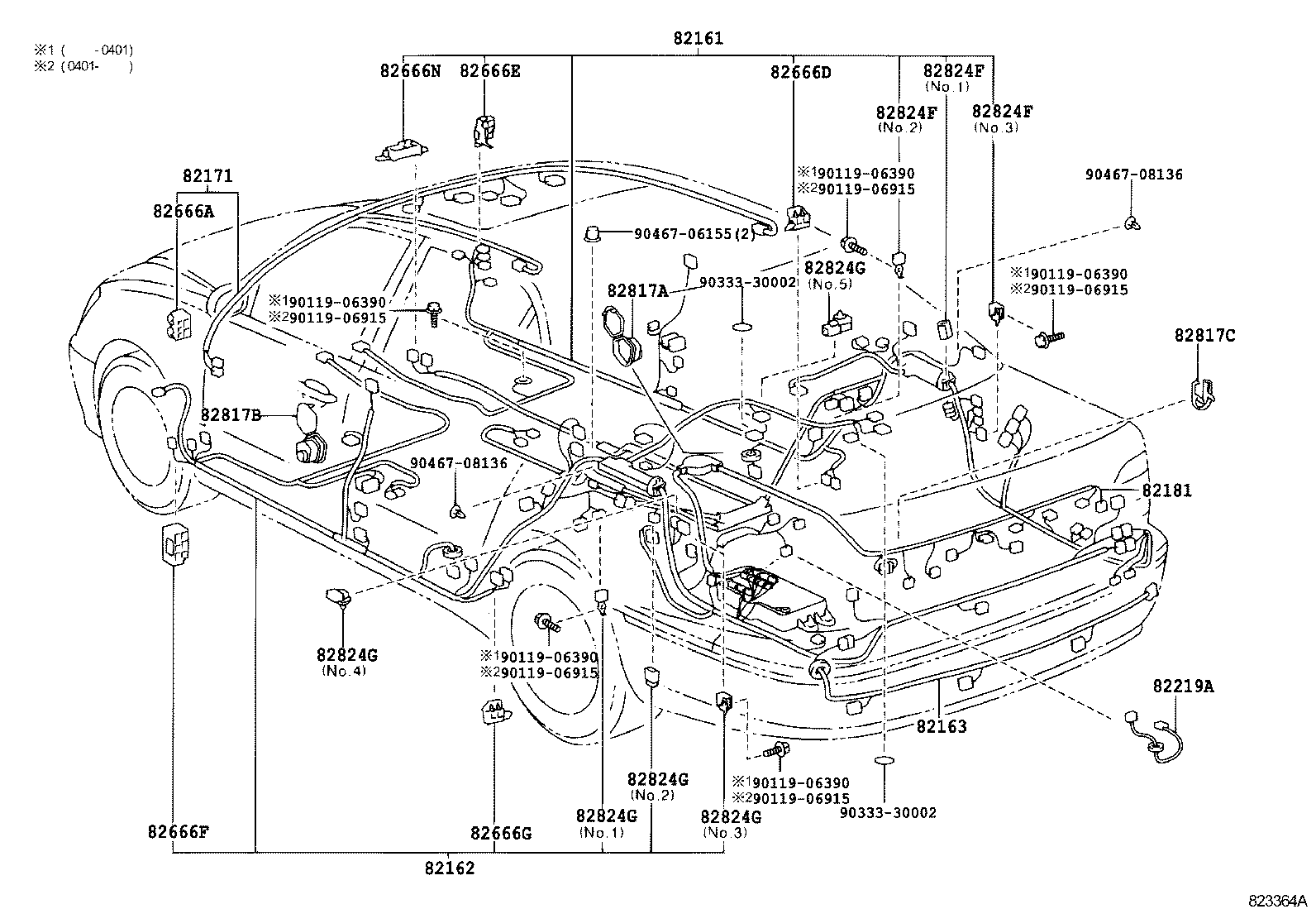  LS430 |  WIRING CLAMP