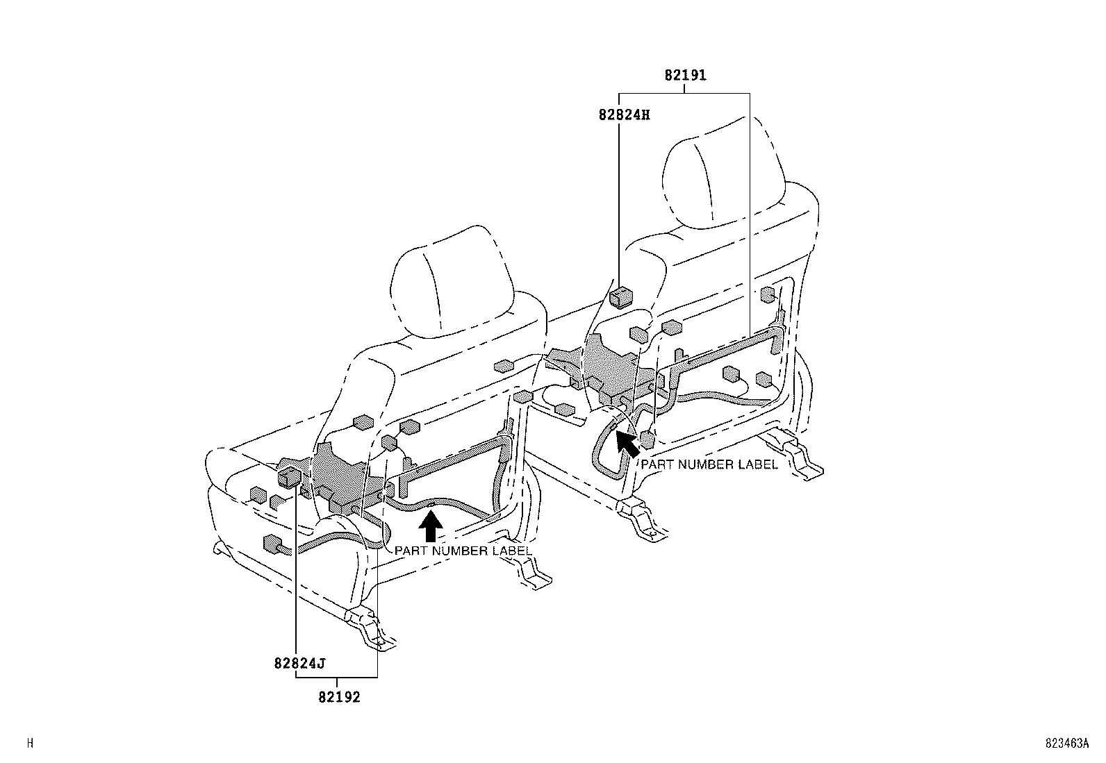  RX300 330 350 |  WIRING CLAMP
