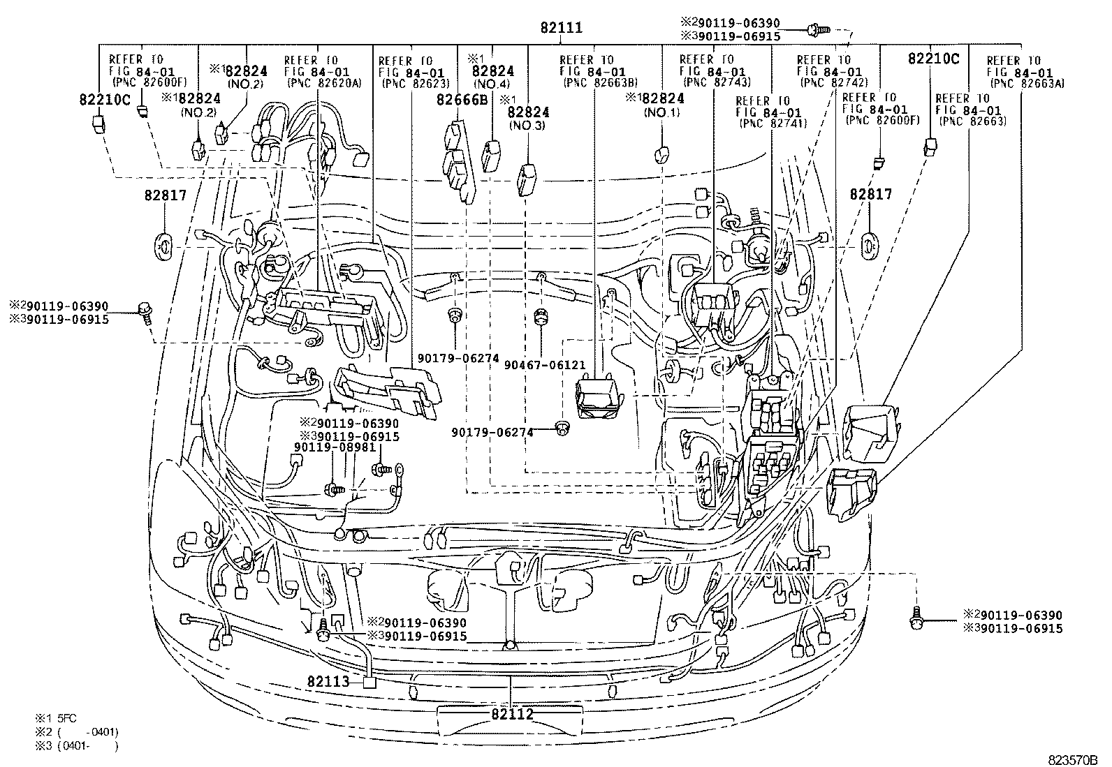  LS430 |  WIRING CLAMP