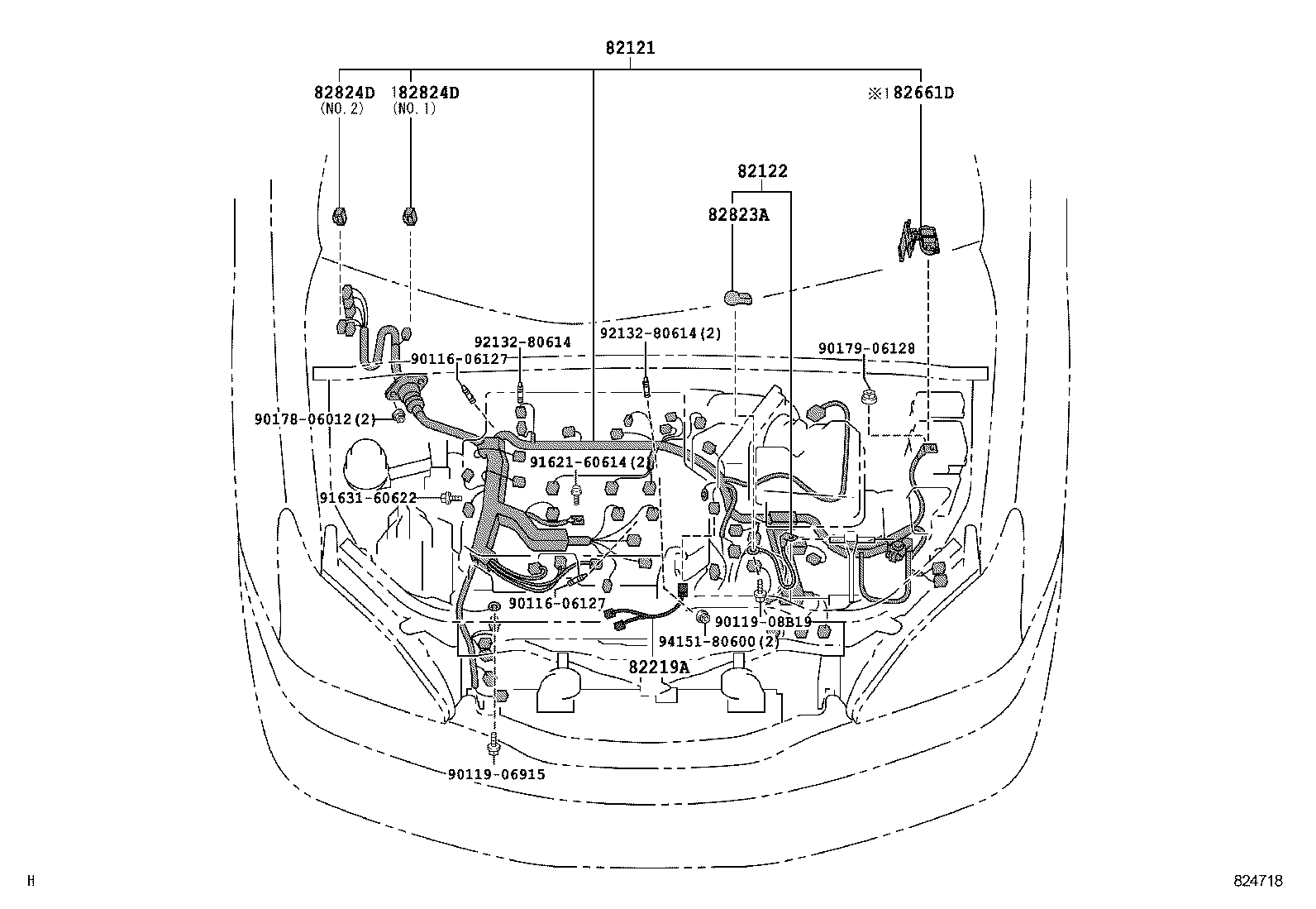  RX300 330 350 |  WIRING CLAMP