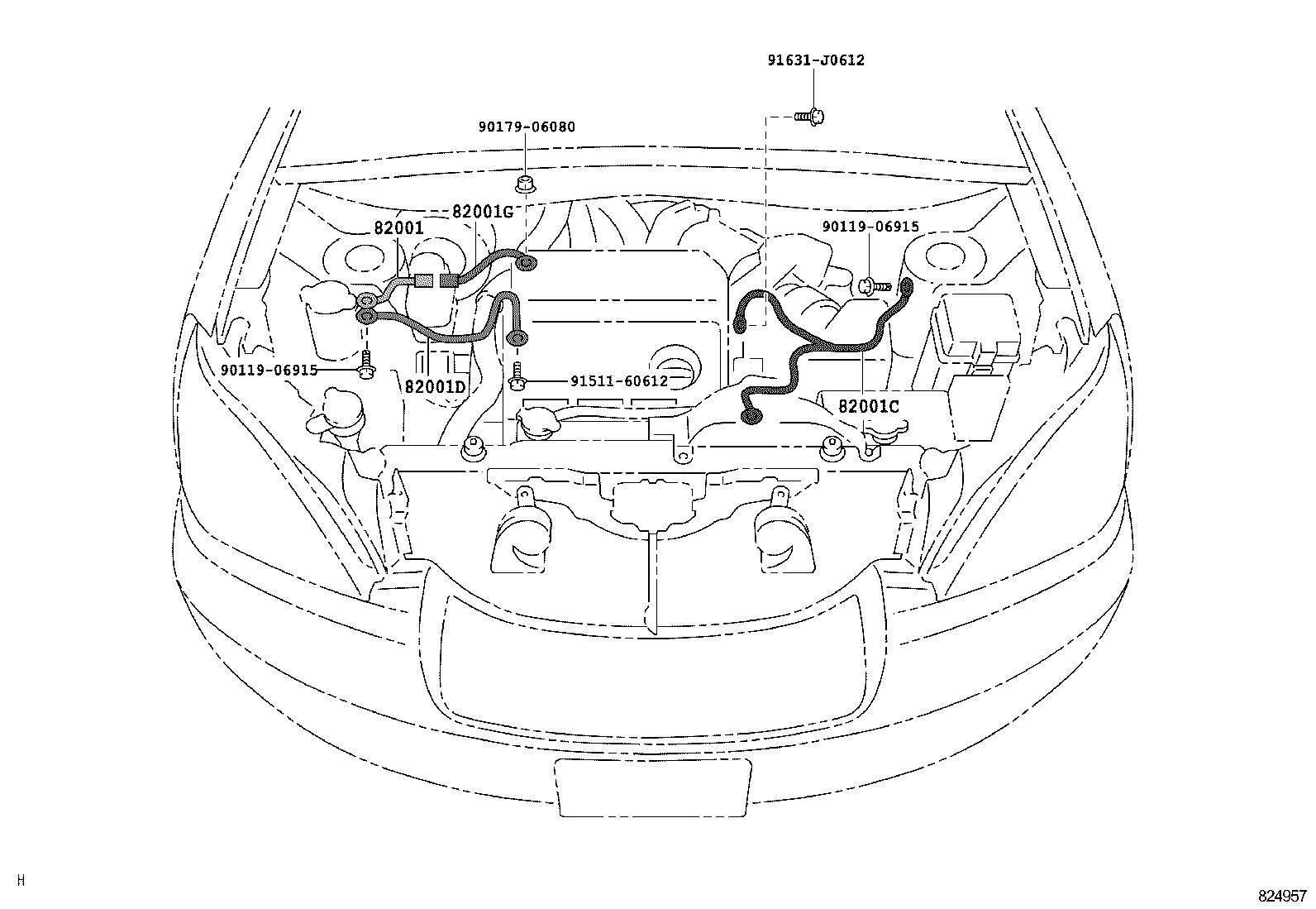  RX300 330 350 |  WIRING CLAMP