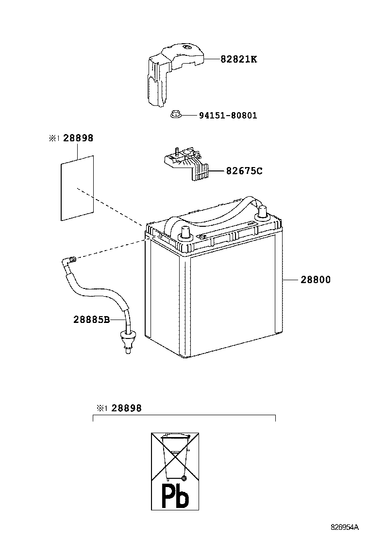  PRIUS PLUG IN HBD |  BATTERY BATTERY CABLE