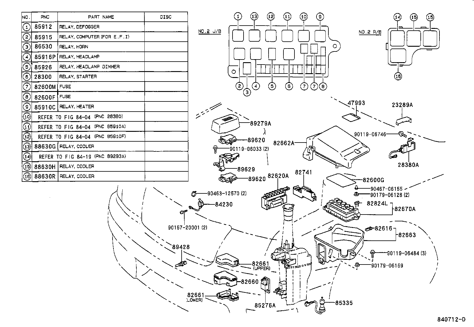  LS400 |  SWITCH RELAY COMPUTER