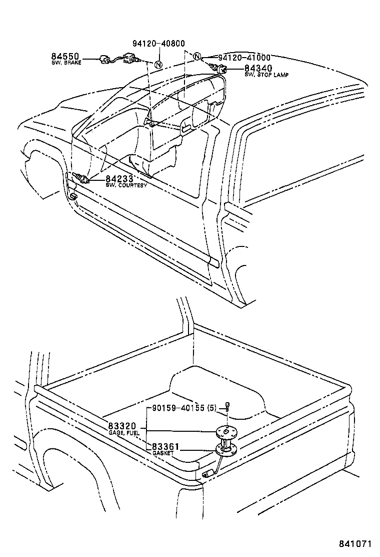  HILUX |  SWITCH RELAY COMPUTER