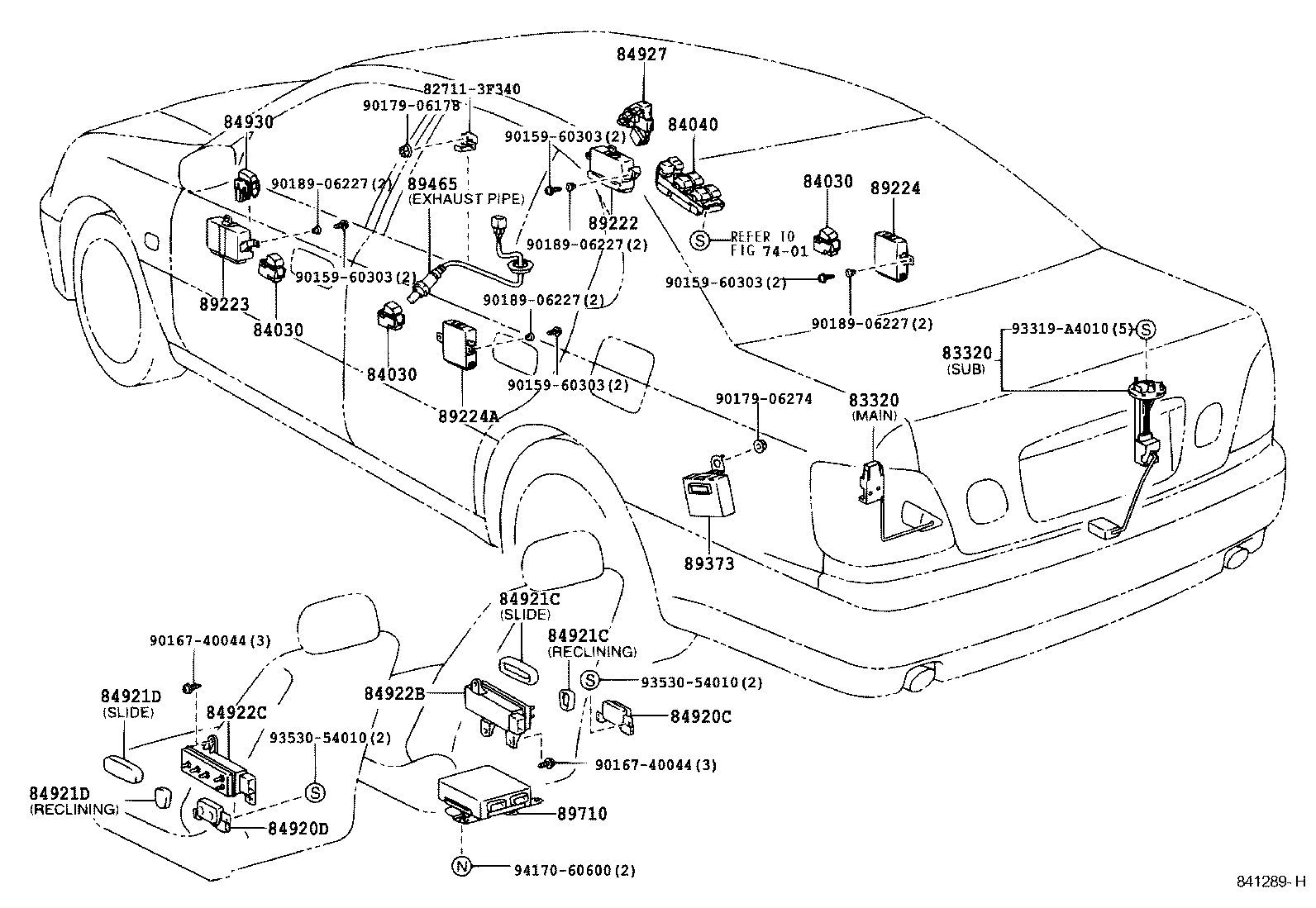  GS300 430 |  SWITCH RELAY COMPUTER