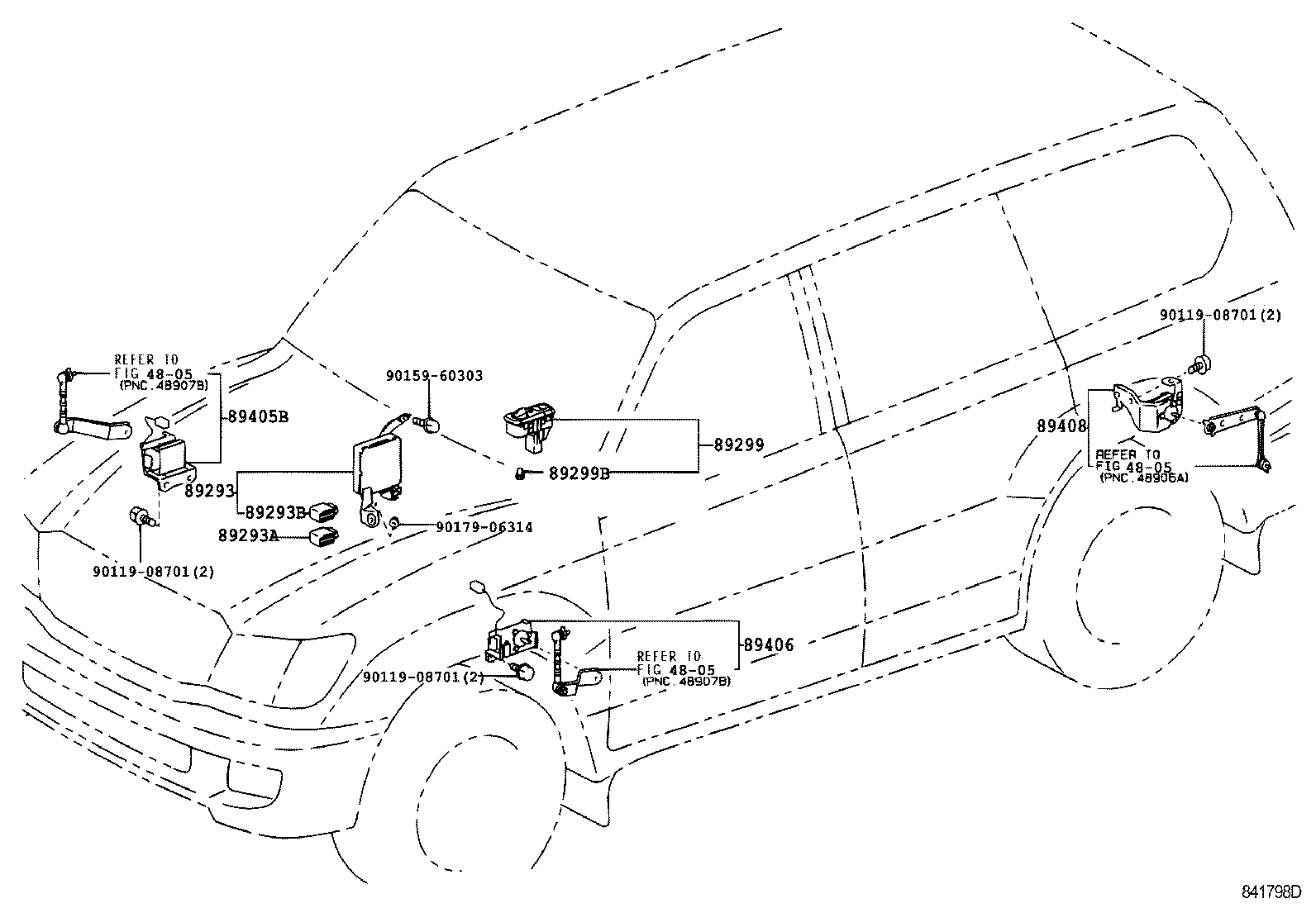  LX470 |  ELECTRONIC MODULATED SUSPENSION