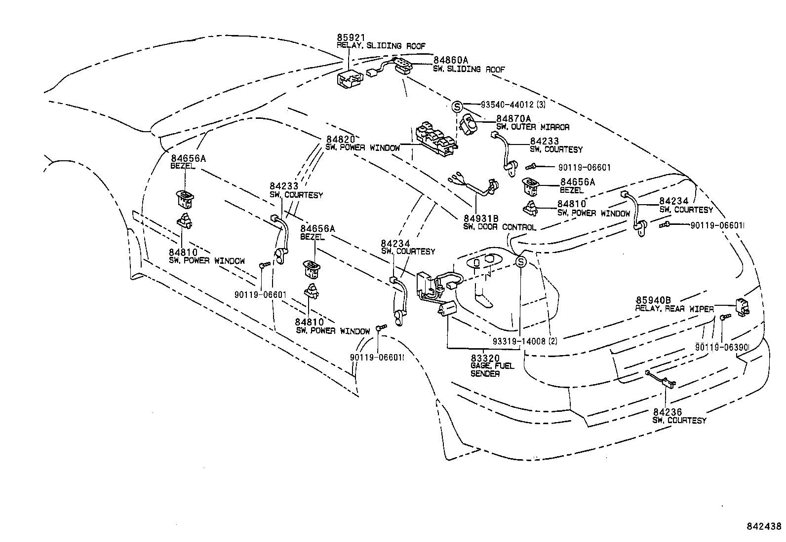  CARINA E WG JPP |  SWITCH RELAY COMPUTER