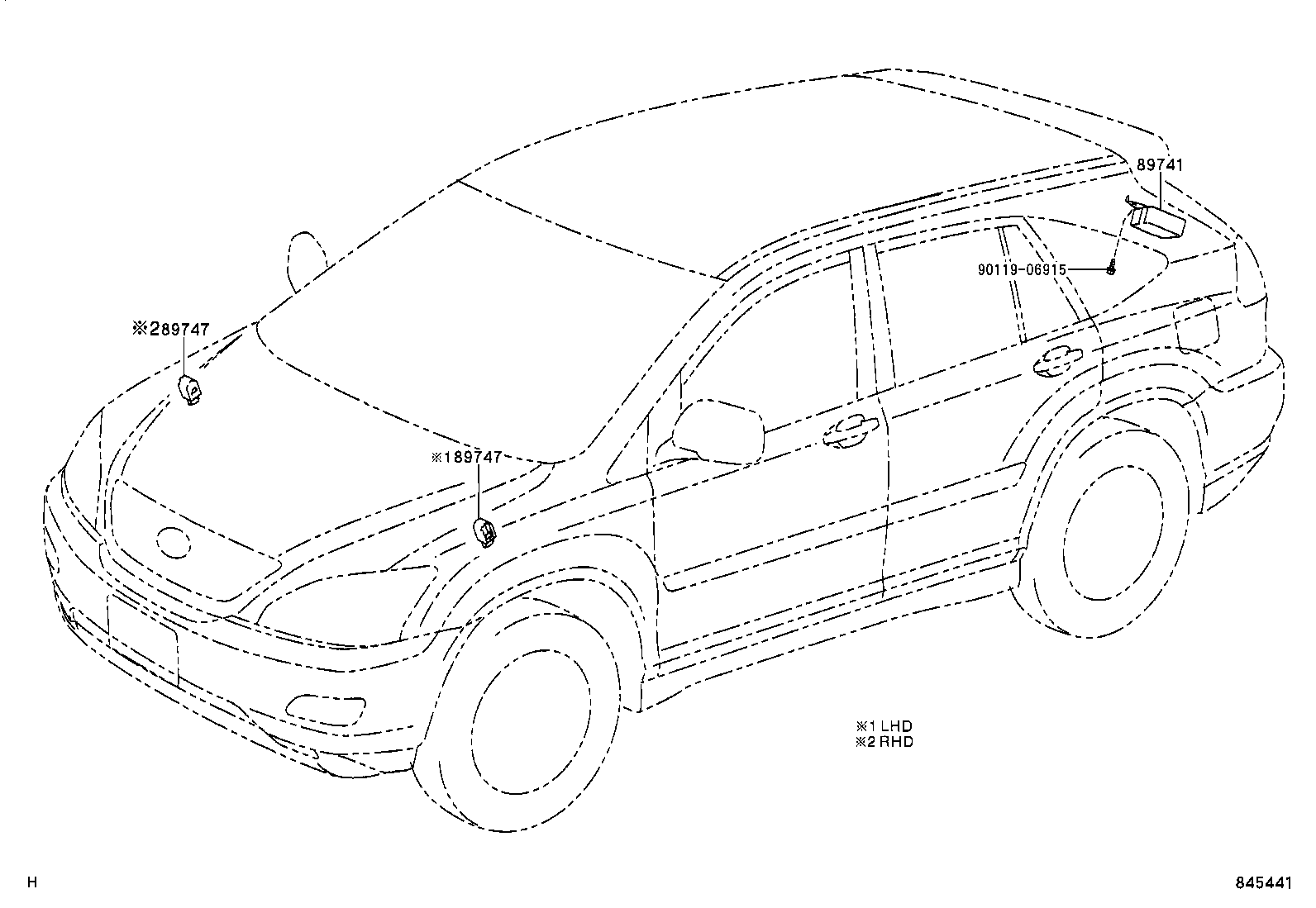  RX400H |  WIRELESS DOOR LOCK