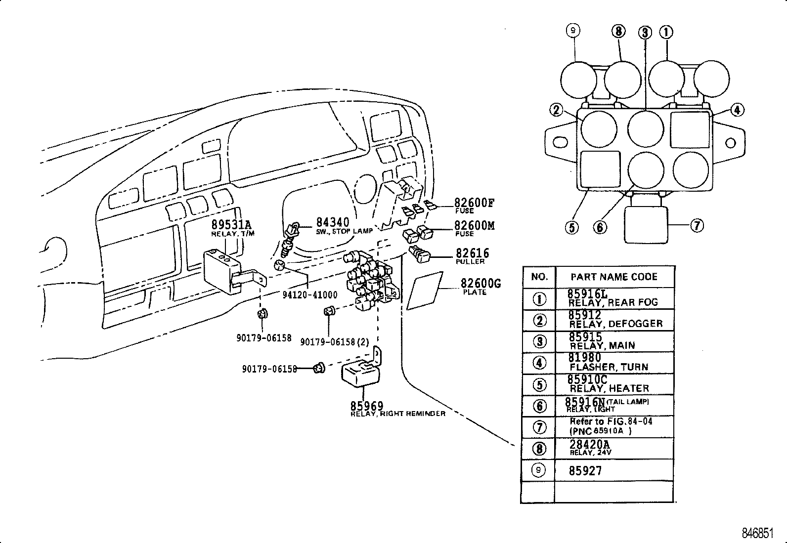  LAND CRUISER 80 |  SWITCH RELAY COMPUTER