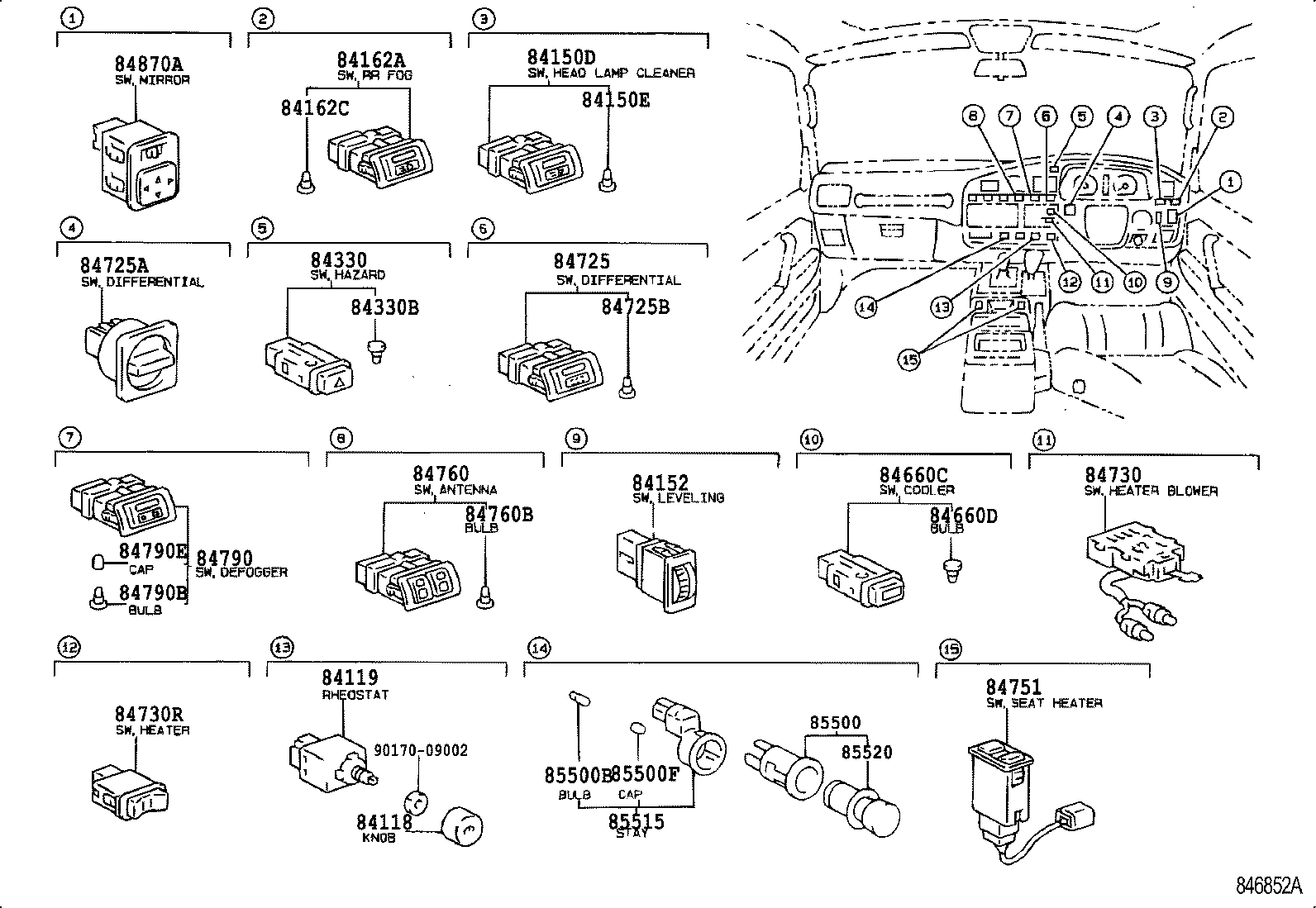  LAND CRUISER 80 |  SWITCH RELAY COMPUTER