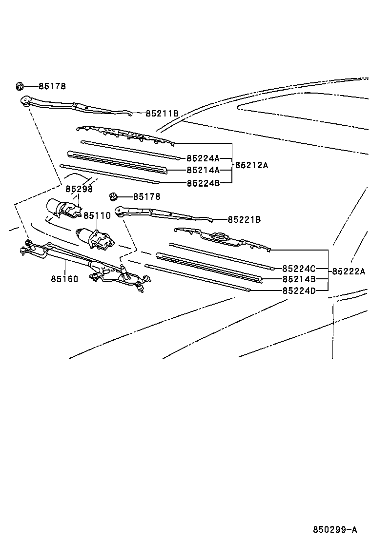  GS300 430 |  WINDSHIELD WIPER