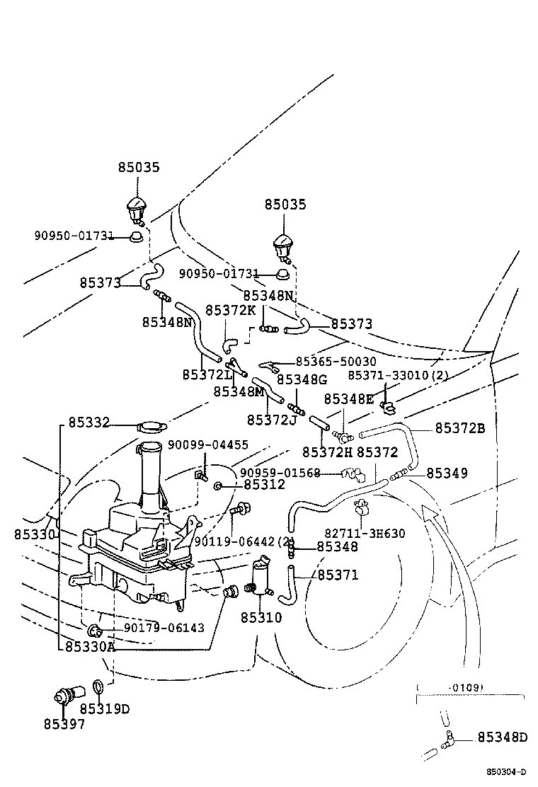  GS300 430 |  WINDSHIELD WASHER