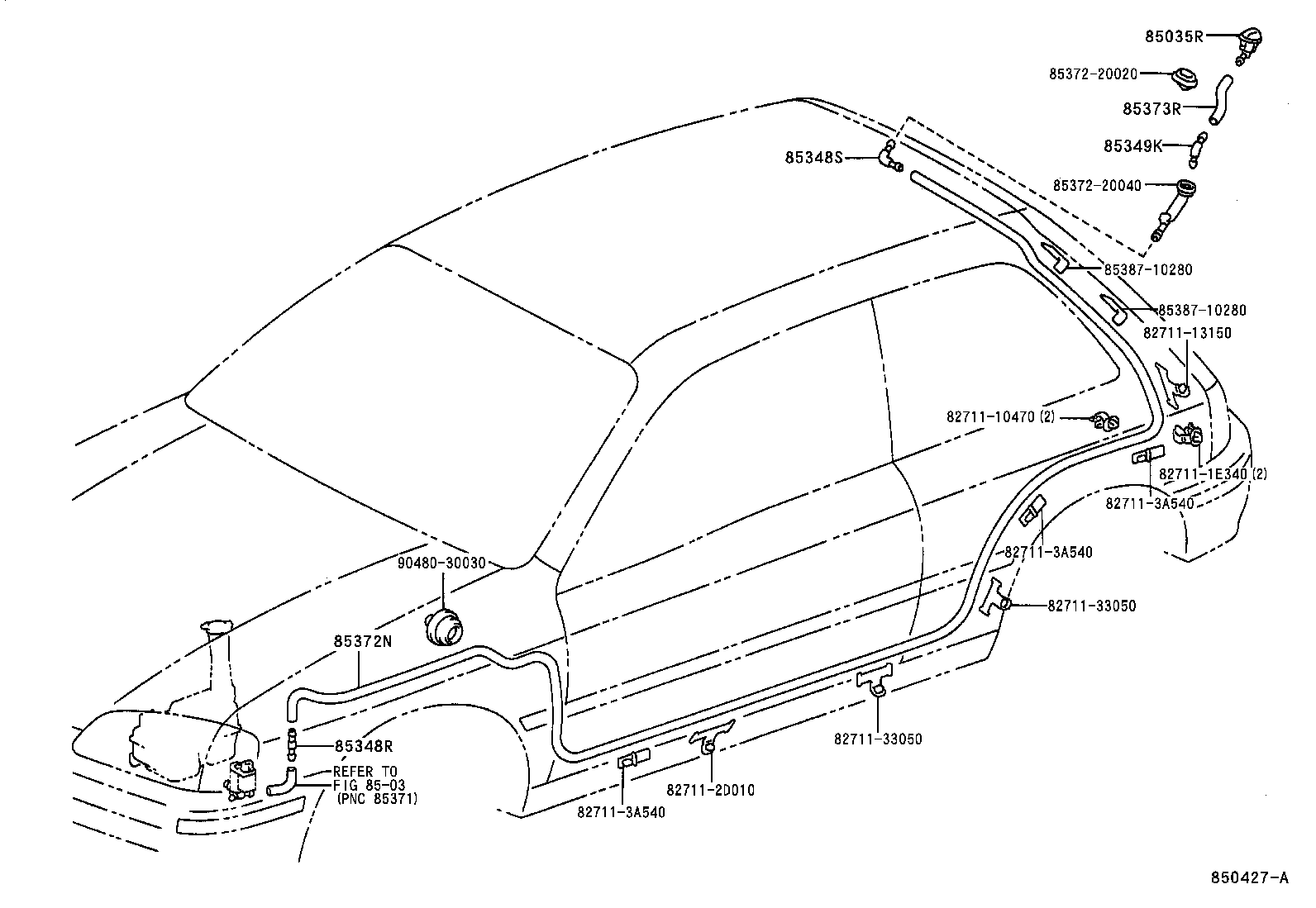  STARLET |  REAR WASHER