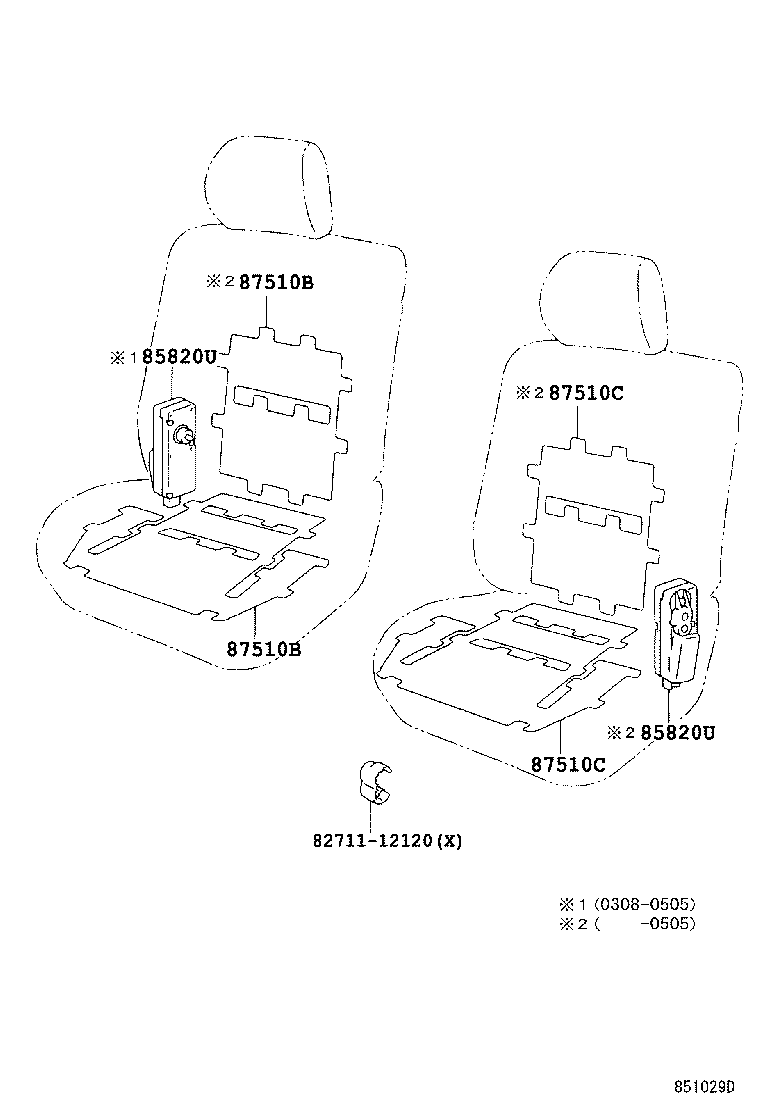  LX470 |  SEAT MOTOR SEAT HEATER