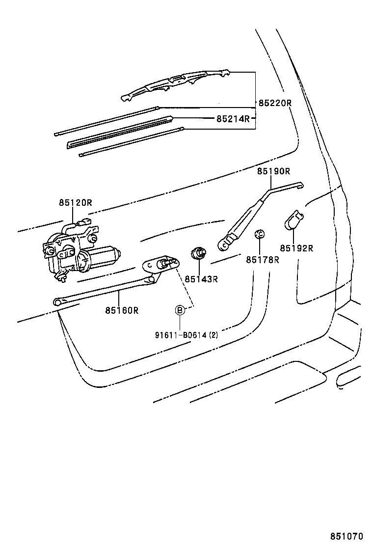  LX470 |  REAR WIPER