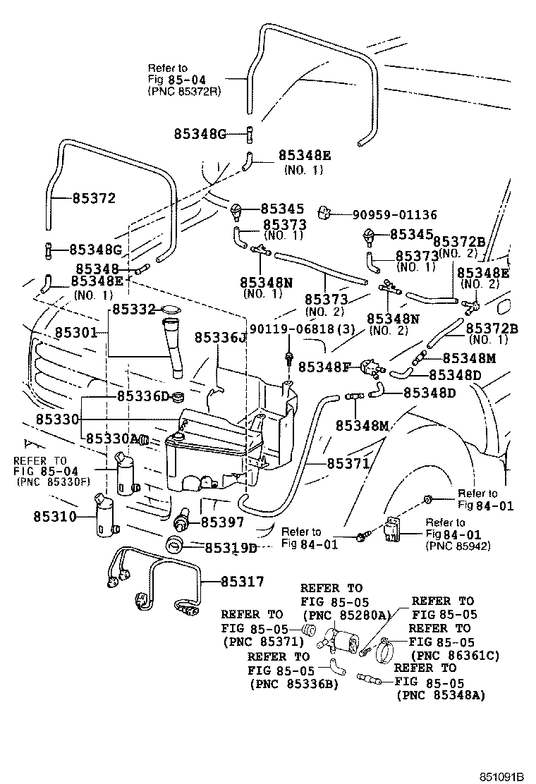  LX470 |  WINDSHIELD WASHER