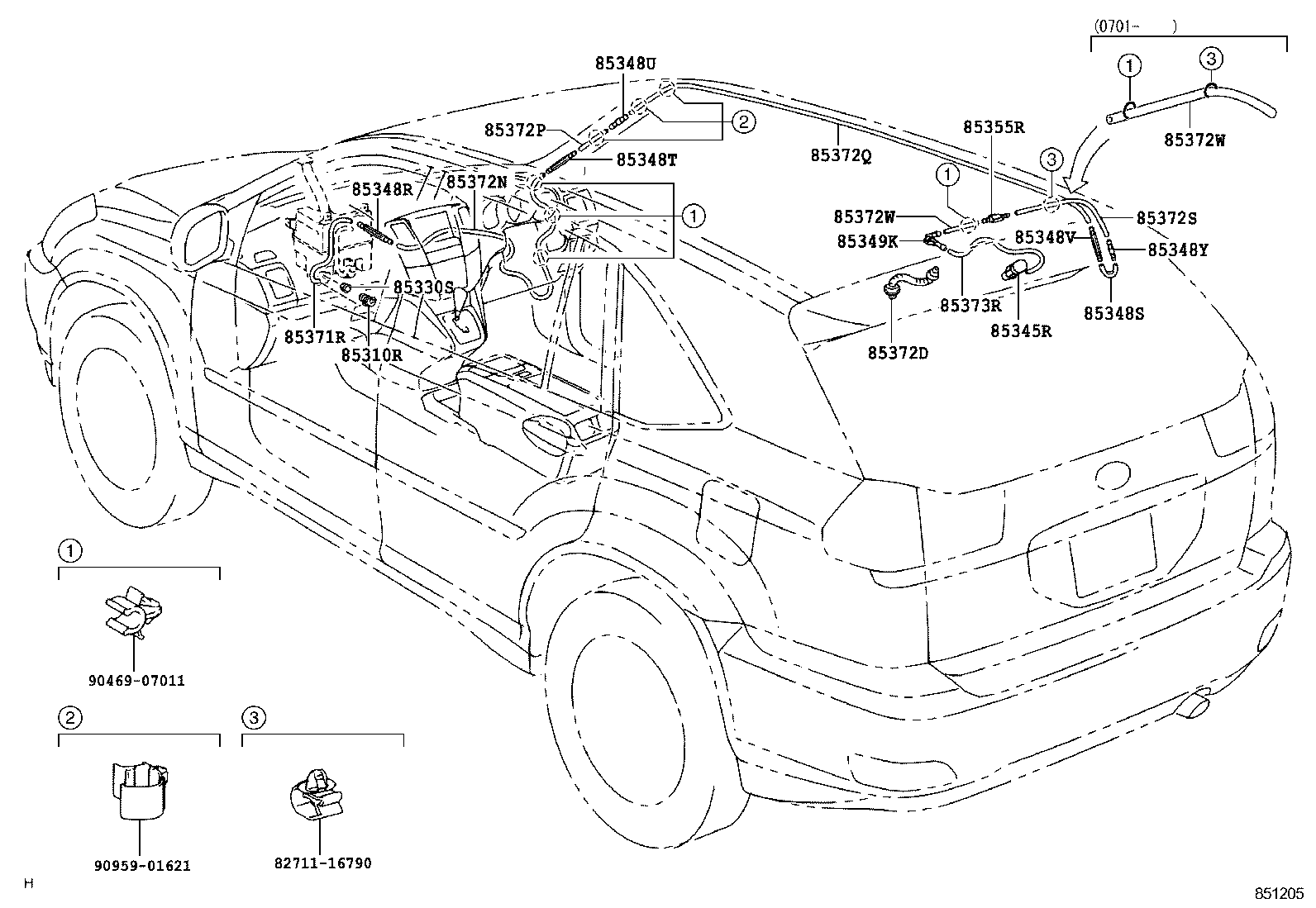  RX300 330 350 |  REAR WASHER