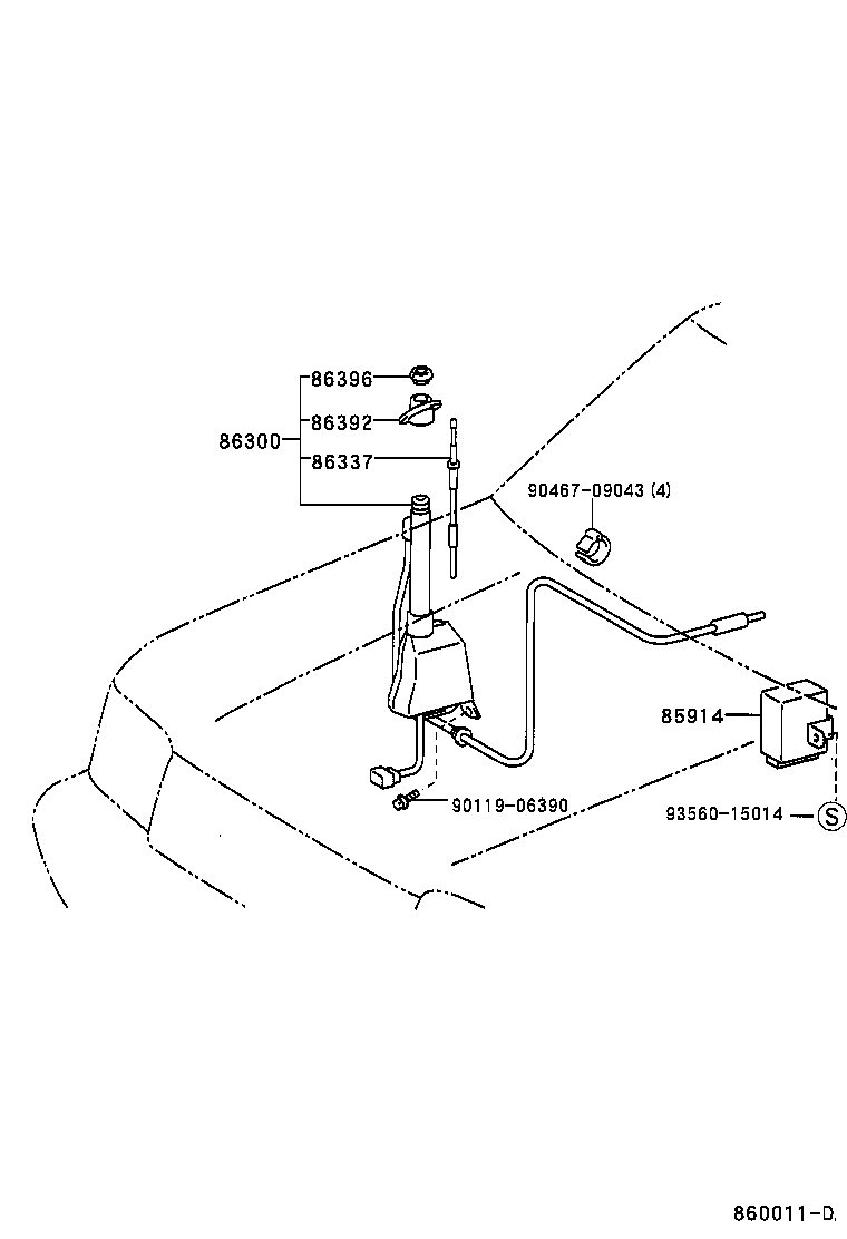  LAND CRUISER 90 |  ANTENNA