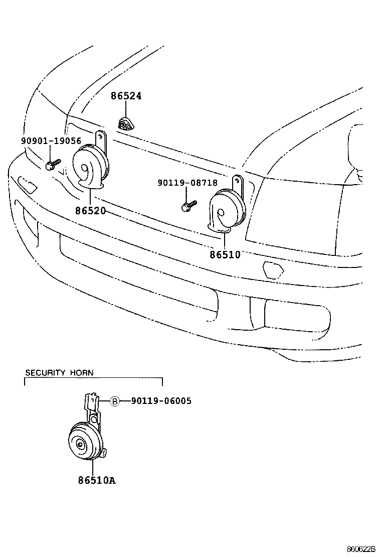  LAND CRUISER 100 |  HORN