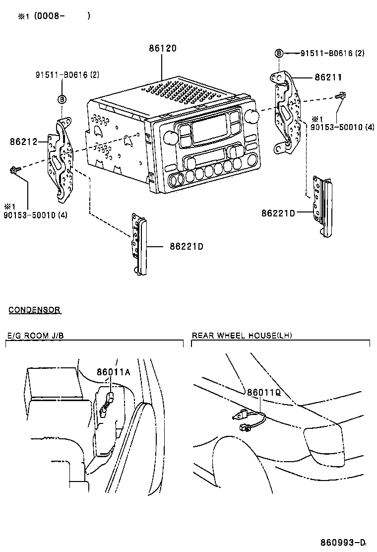  CELICA |  RADIO RECEIVER AMPLIFIER CONDENSER