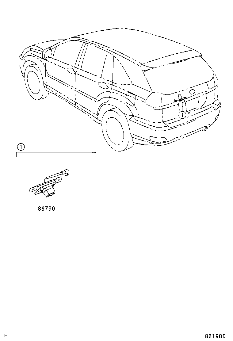  RX300 330 350 |  REAR MONITOR DISPLAY CAMERA