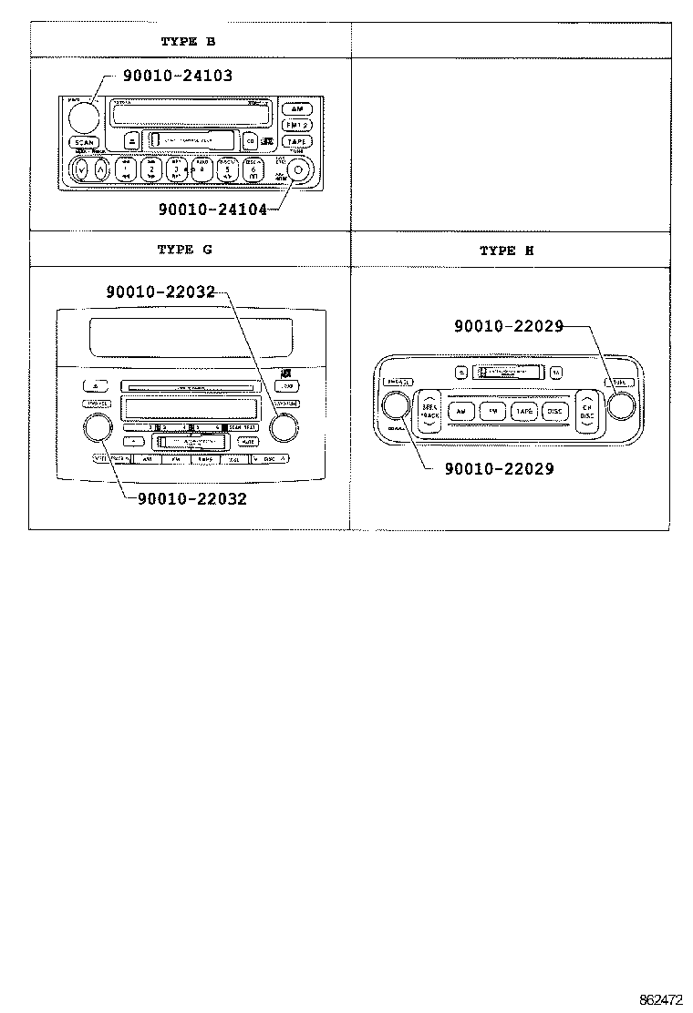  LAND CRUISER 100 |  RADIO RECEIVER AMPLIFIER CONDENSER