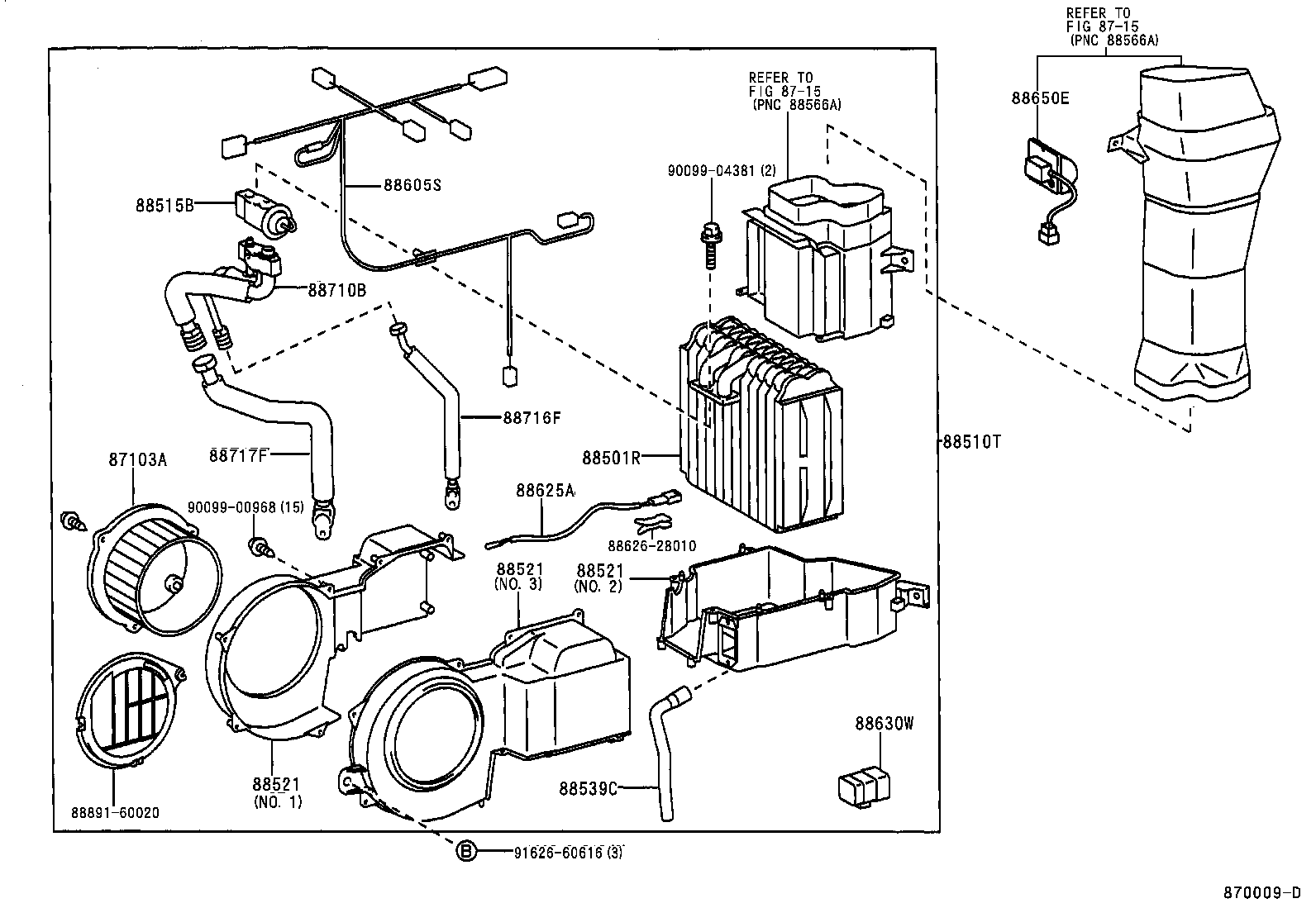  LAND CRUISER 90 |  HEATING AIR CONDITIONING COOLER UNIT