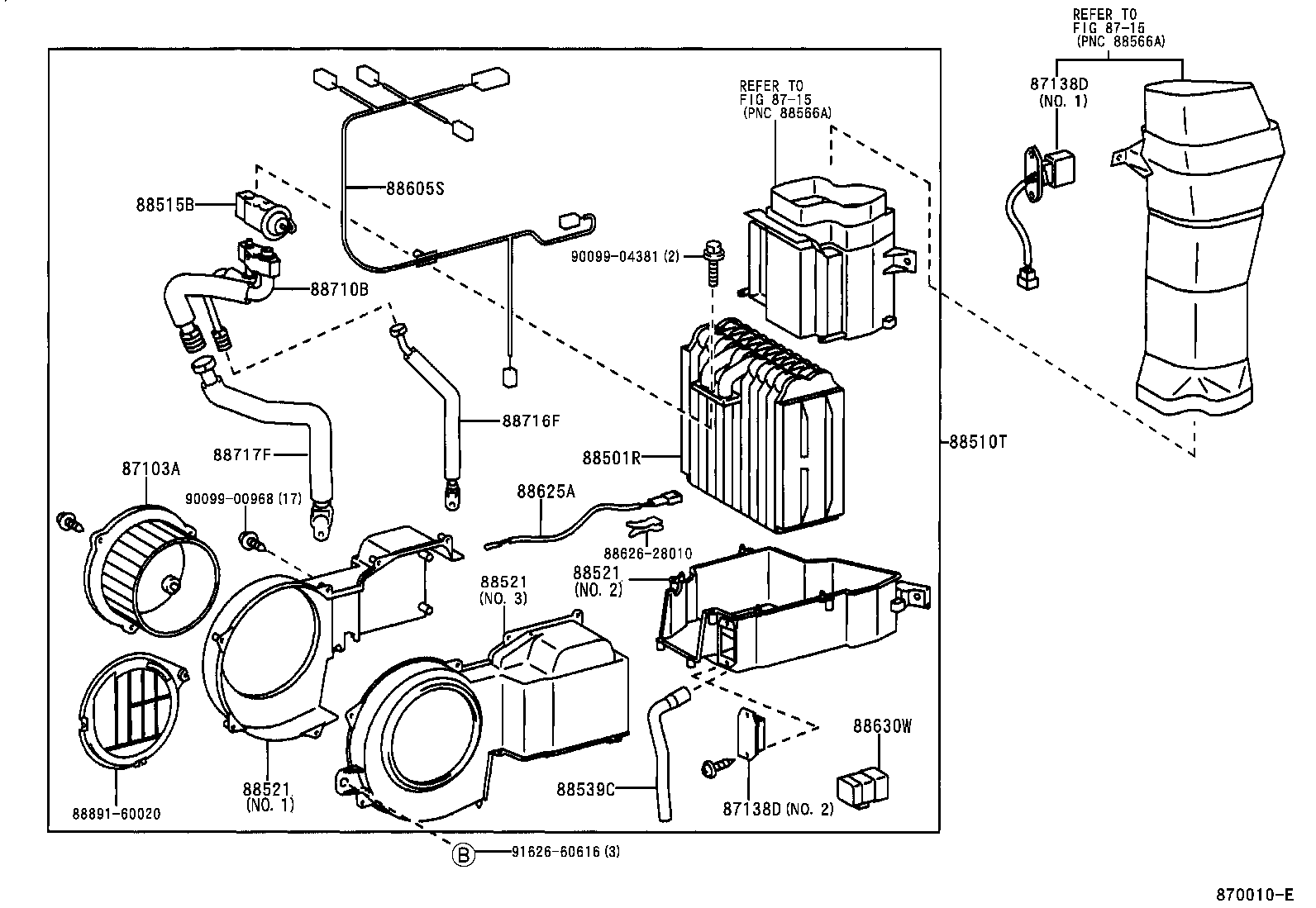  LAND CRUISER 90 |  HEATING AIR CONDITIONING COOLER UNIT