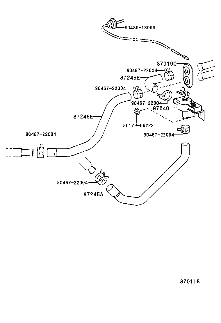  CELICA |  HEATING AIR CONDITIONING WATER PIPING