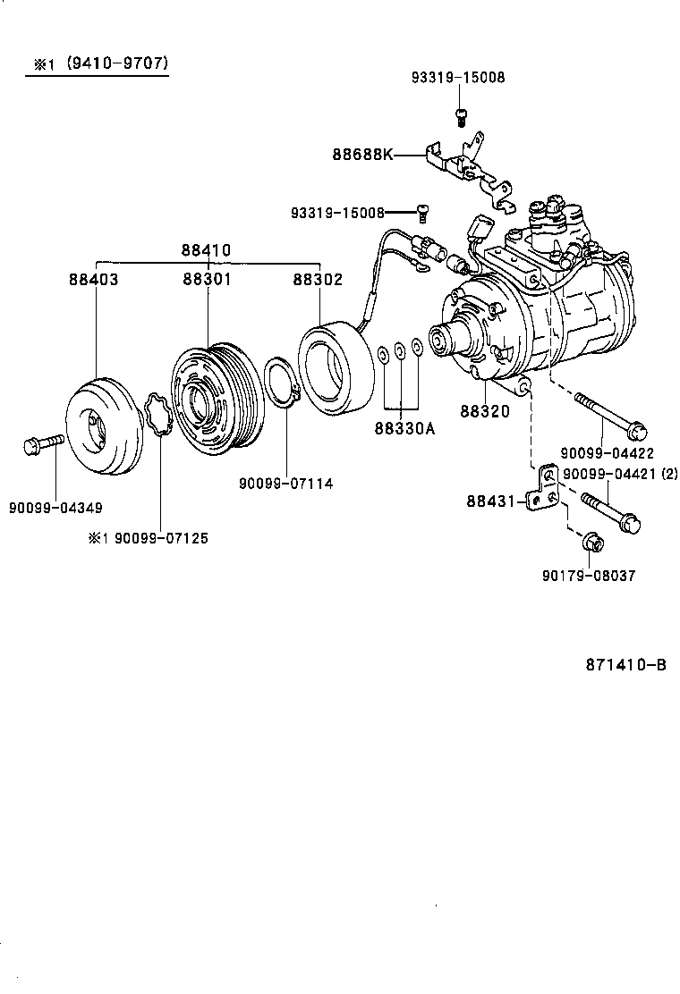  LS400 |  HEATING AIR CONDITIONING COMPRESSOR