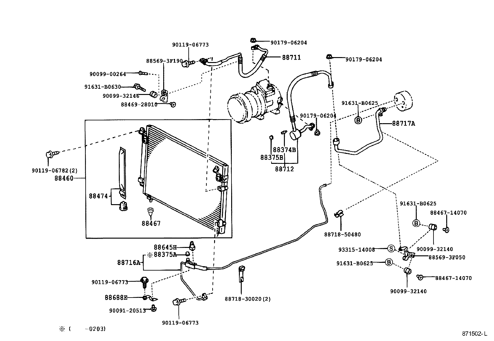  GS300 430 |  HEATING AIR CONDITIONING COOLER PIPING