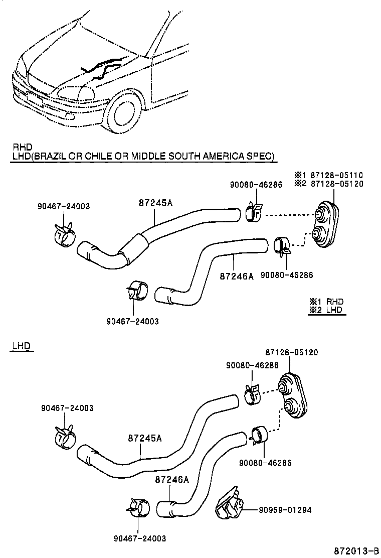  AVENSIS |  HEATING AIR CONDITIONING WATER PIPING