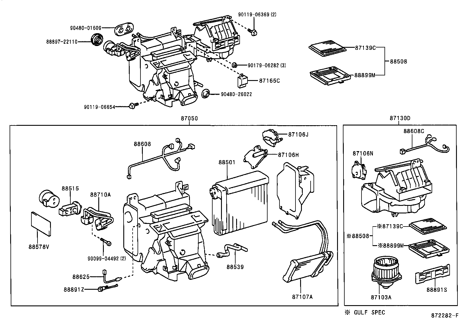  RX300 |  HEATING AIR CONDITIONING COOLER UNIT