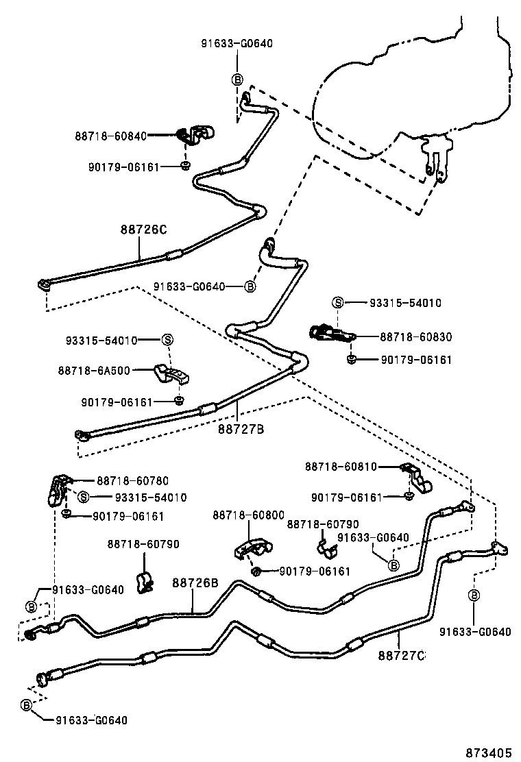  LAND CRUISER 90 |  HEATING AIR CONDITIONING COOLER PIPING