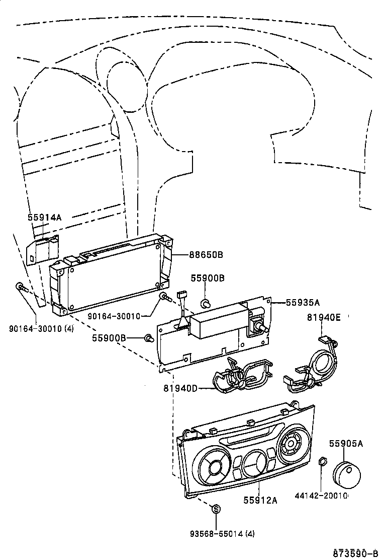  CELICA |  HEATING AIR CONDITIONING CONTROL AIR DUCT