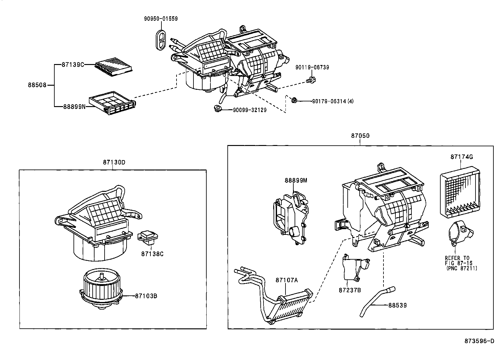  CELICA |  HEATING AIR CONDITIONING COOLER UNIT
