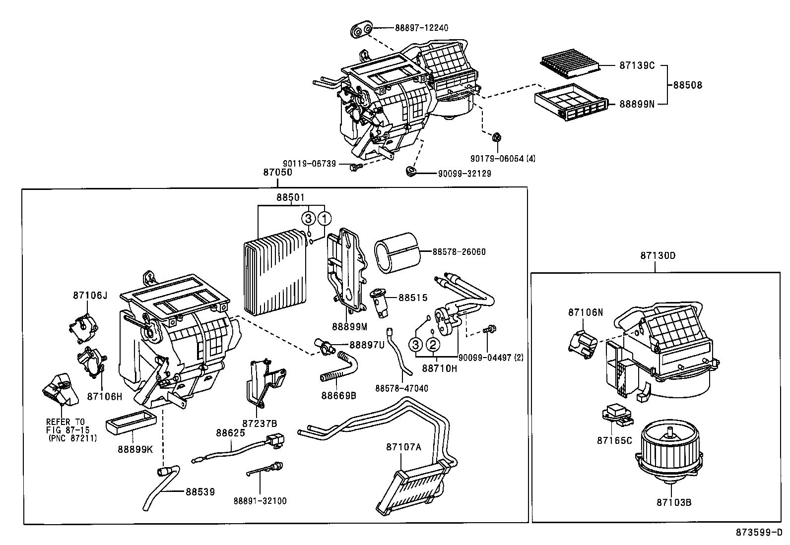  CELICA |  HEATING AIR CONDITIONING COOLER UNIT