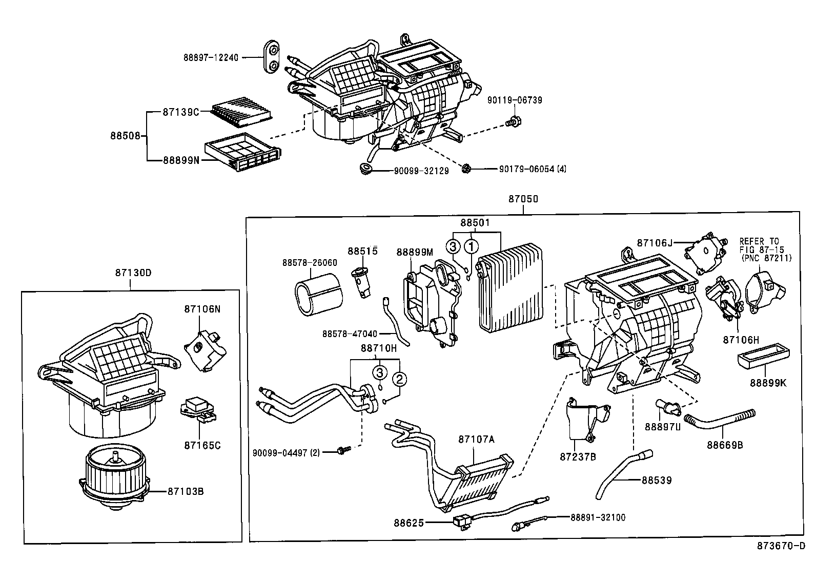  CELICA |  HEATING AIR CONDITIONING COOLER UNIT